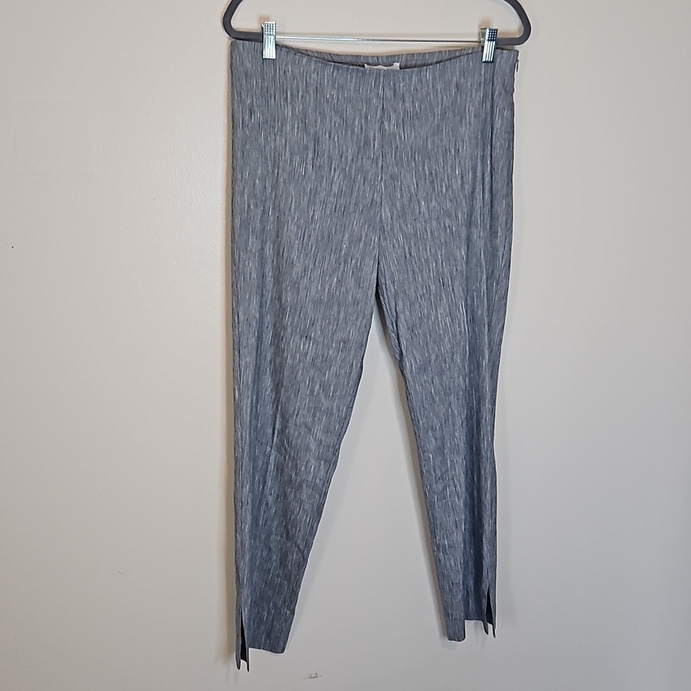 Charlotte Kellogg Palm Beach Crop Pants Linen Rayon Size 8